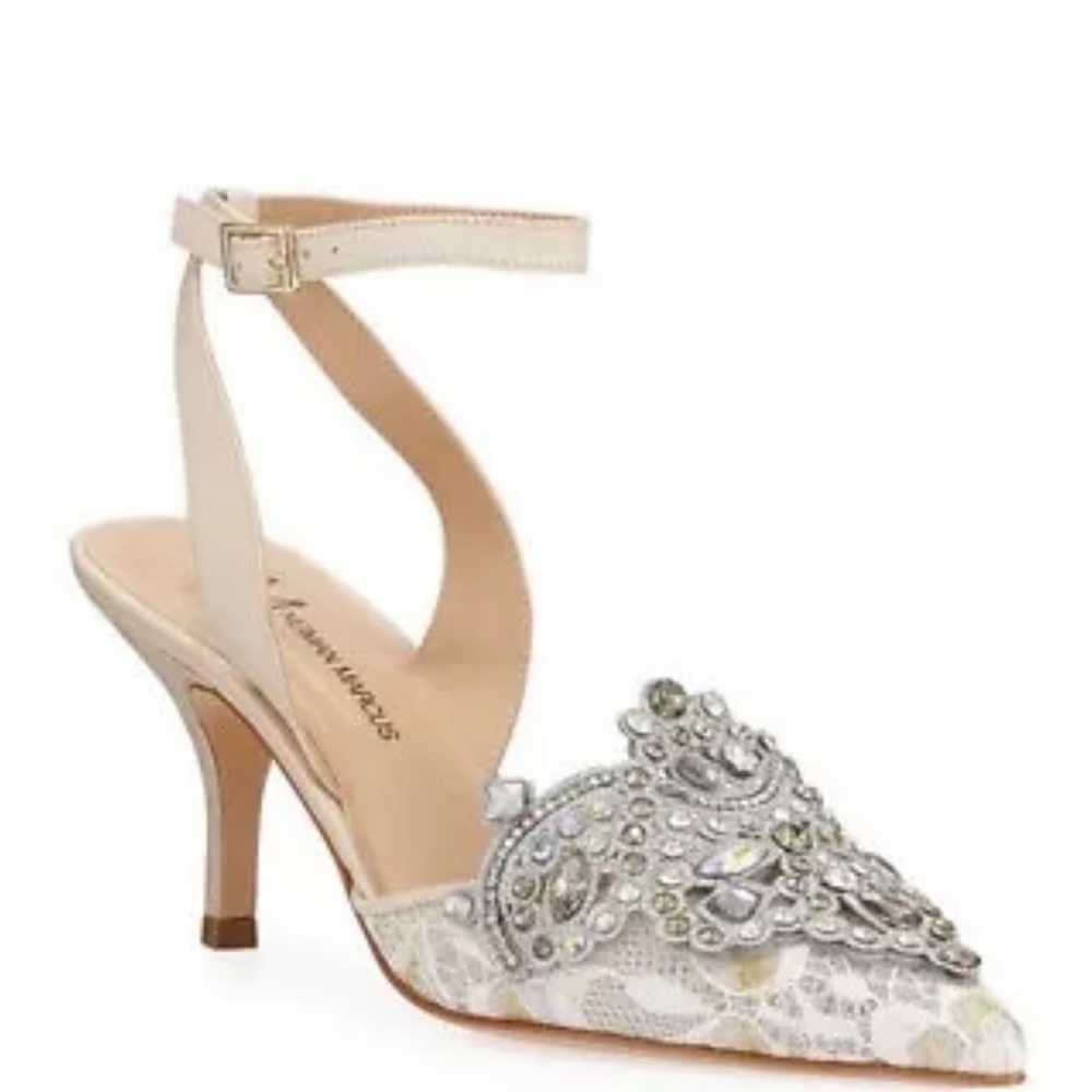 Neiman Marcus Embellished Pumps